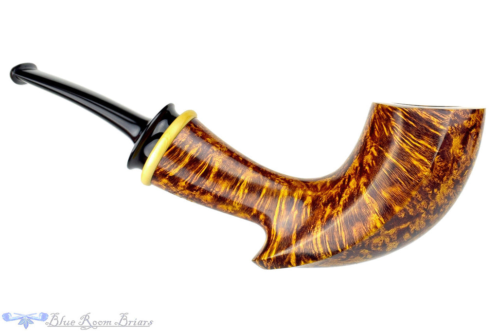 Bill Shalosky Pipe 337 Elephant's Foot with Box Elder and Fordite
