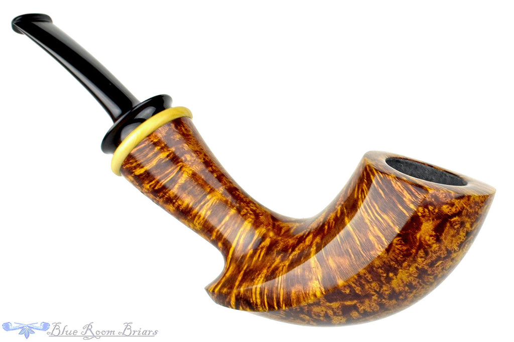 Bill Shalosky Pipe 337 Elephant's Foot with Box Elder and Fordite