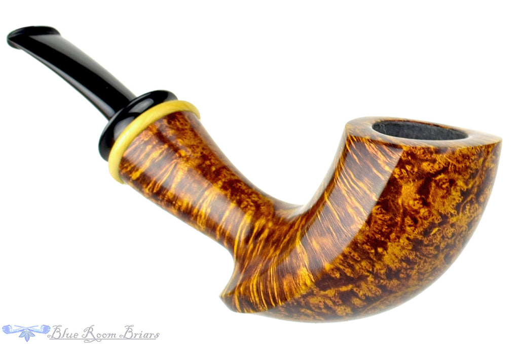 Bill Shalosky Pipe 337 Elephant's Foot with Box Elder and Fordite