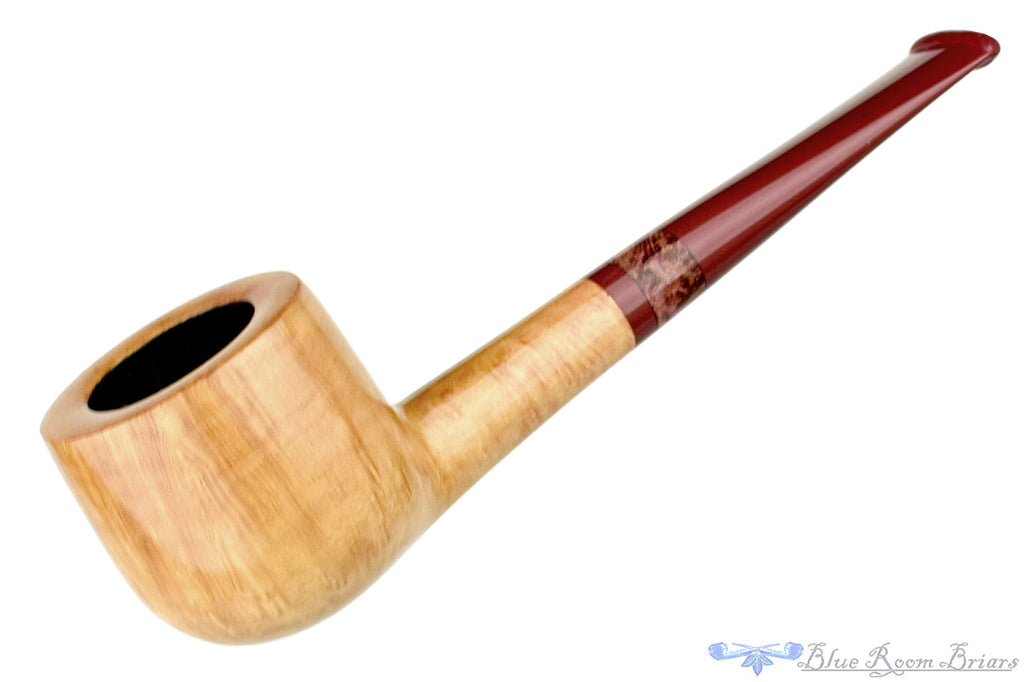 Blue Room Briars is proud to present this Michail Kyriazanos Pipe Smooth Pale Pot with Exotic Wood