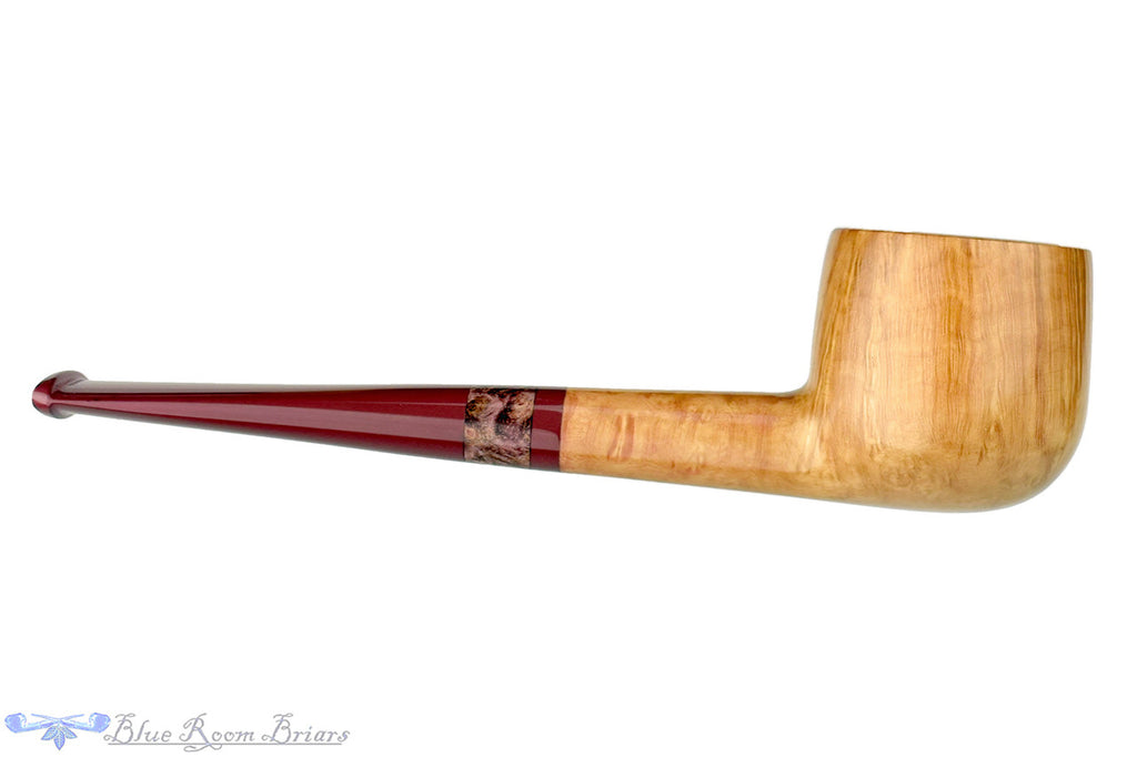 Blue Room Briars is proud to present this Michail Kyriazanos Pipe Smooth Pale Pot with Exotic Wood