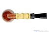 Blue Room Briars is proud to present this Michail Kyriazanos Pipe 1/4 Bent Bamboo Acorn with Plateau