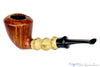 Blue Room Briars is proud to present this Michail Kyriazanos Pipe 1/4 Bent Bamboo Acorn with Plateau