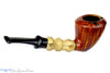 Blue Room Briars is proud to present this Michail Kyriazanos Pipe 1/4 Bent Bamboo Acorn with Plateau