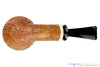 Blue Room Briars is proud to present this Bill Shalosky 619 Bent Tan Blast Rhodesian with Camel Bone