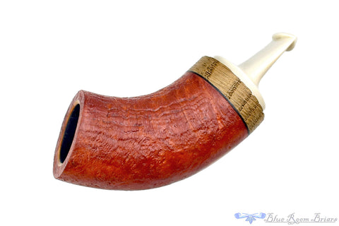 Dirk Heinemann Pipe Black Blast Cherrywood with Buddha Bamboo