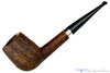 Joe Hinkle Pipe Magnum Sandblast Billiard with Silver Band and Plateau