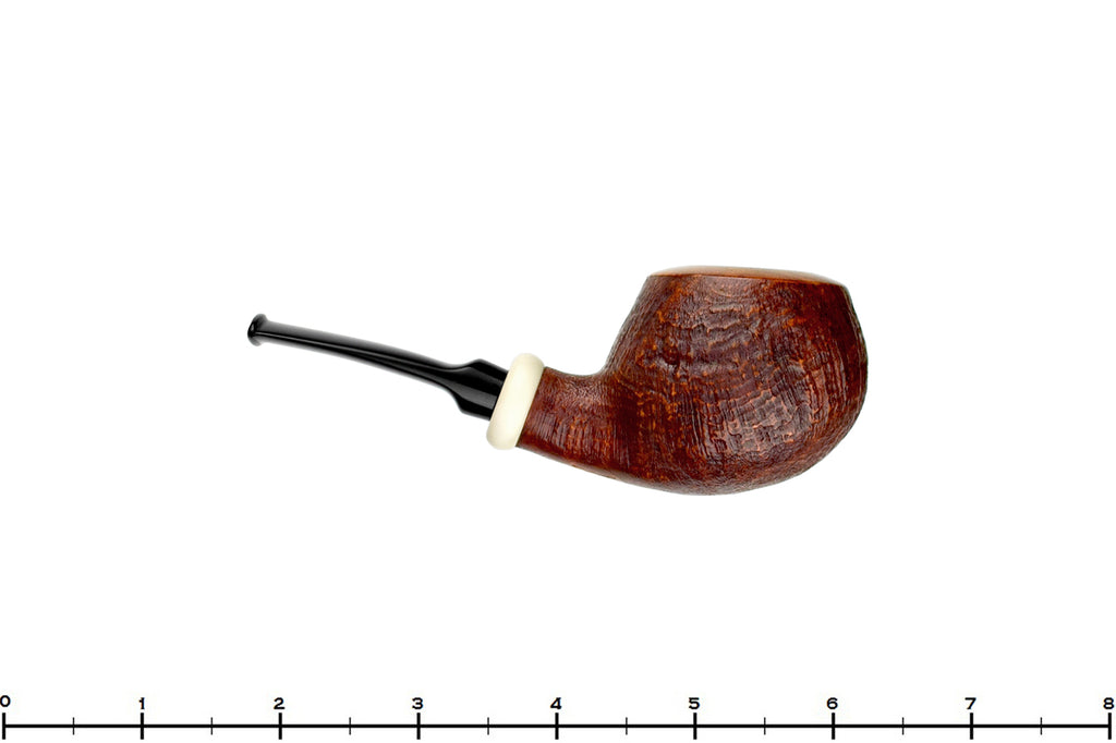 Blue Room Briars is proud to present this Bonsai Pipe by Tobias Höse Sandblast Cannonball with Ivorite