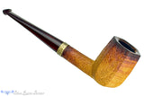 Blue Room Briars is proud to present this Jesse Jones Pipe 2220 Fumed Panel Billiard with Brindle and Hammered Brass
