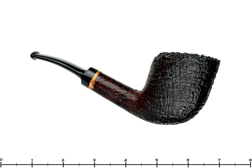 Blue Room Briars is proud to present this RC Sands Pipe 1/4 Bent Large Ring Blast Yachtsman with Plateau