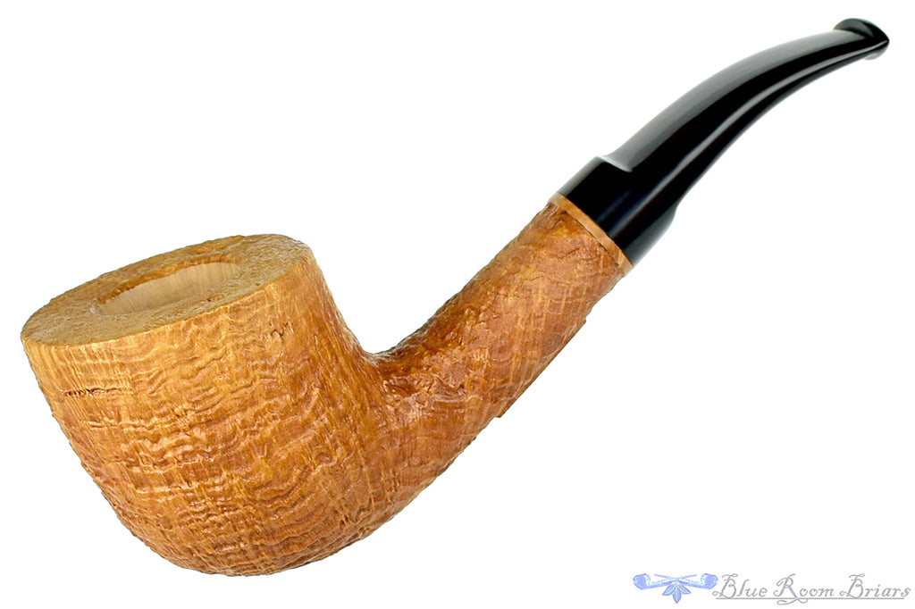Blue Room Briars is proud to present this RC Sands Pipe 1/4 Bent Tan Blast Billiard