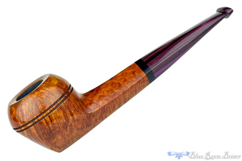 Andrea Gigliucci Pipe Rought Carved 1/4 Bent Dublin with Boxwood and Brindle