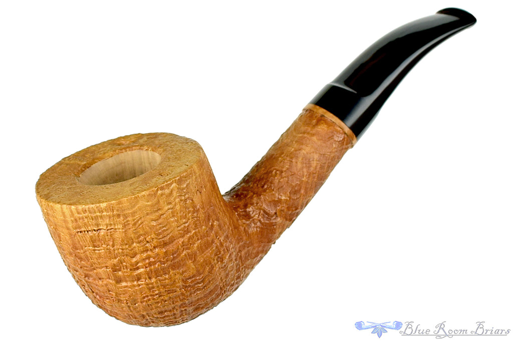 Blue Room Briars is proud to present this RC Sands Pipe 1/4 Bent Tan Blast Billiard
