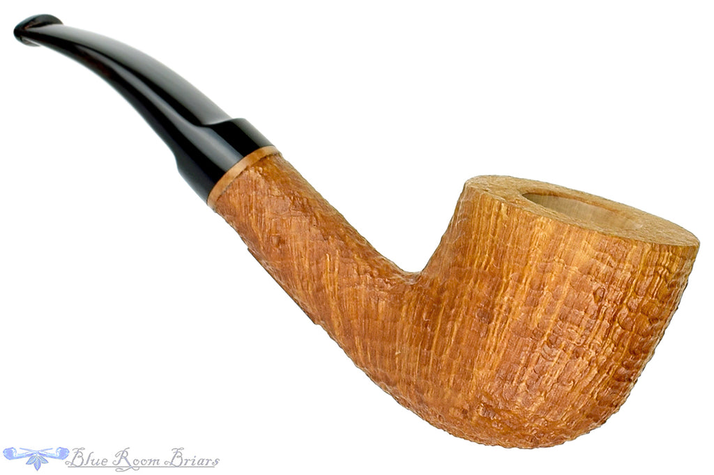 Blue Room Briars is proud to present this RC Sands Pipe 1/4 Bent Tan Blast Billiard