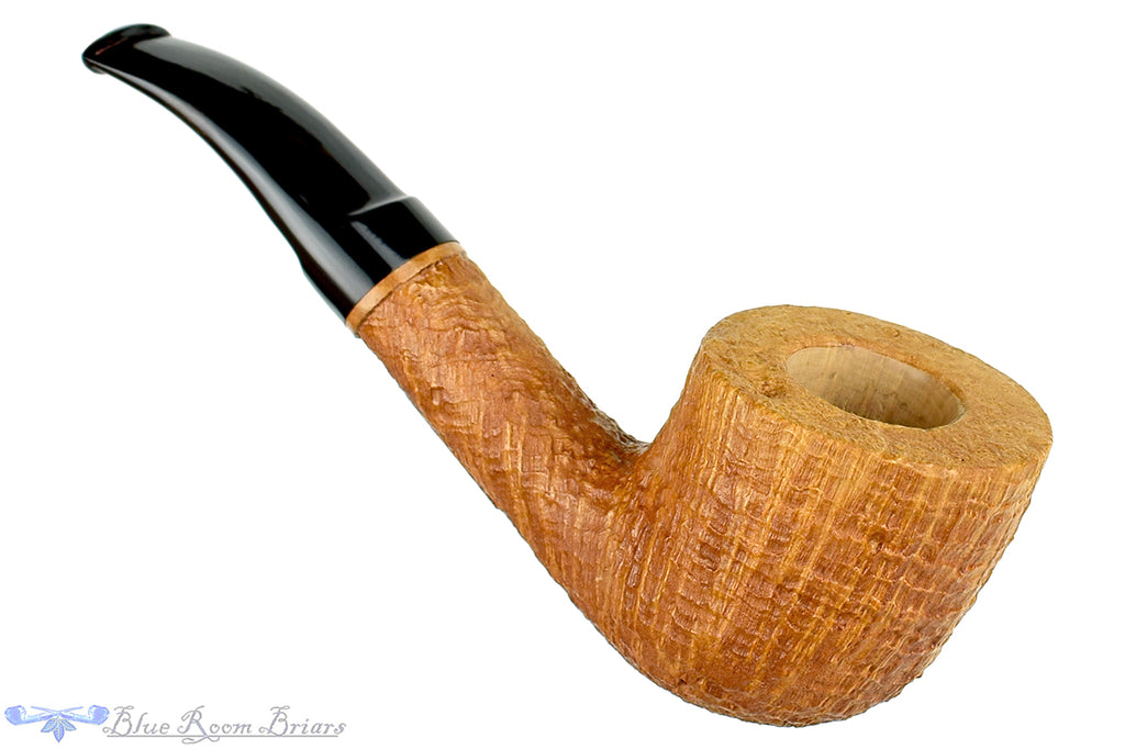 Blue Room Briars is proud to present this RC Sands Pipe 1/4 Bent Tan Blast Billiard