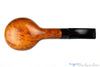 RC Sands Pipe 3/4 Bent Saddled Tomato, Blue Room Briars, apple, danish school, chuck sands, straight grain, smooth, birdseye, saddle, saddle stem, half bent, one half bent, bent, bent tomato, ohio, natural, artisan pipe, new pipe, production pipe, factory pipe, budget pipe, briar, briar pipe, tobacco pipe, wood pipe, wooden pipe, briar-pipe, smoking pipe, smoking hobby, ebonite, vulcanite, pipe stem, pipe mortise, stem, mortise, button, draft hole, grain, estate pipe, estate, refurbished, used pipe, refurbi