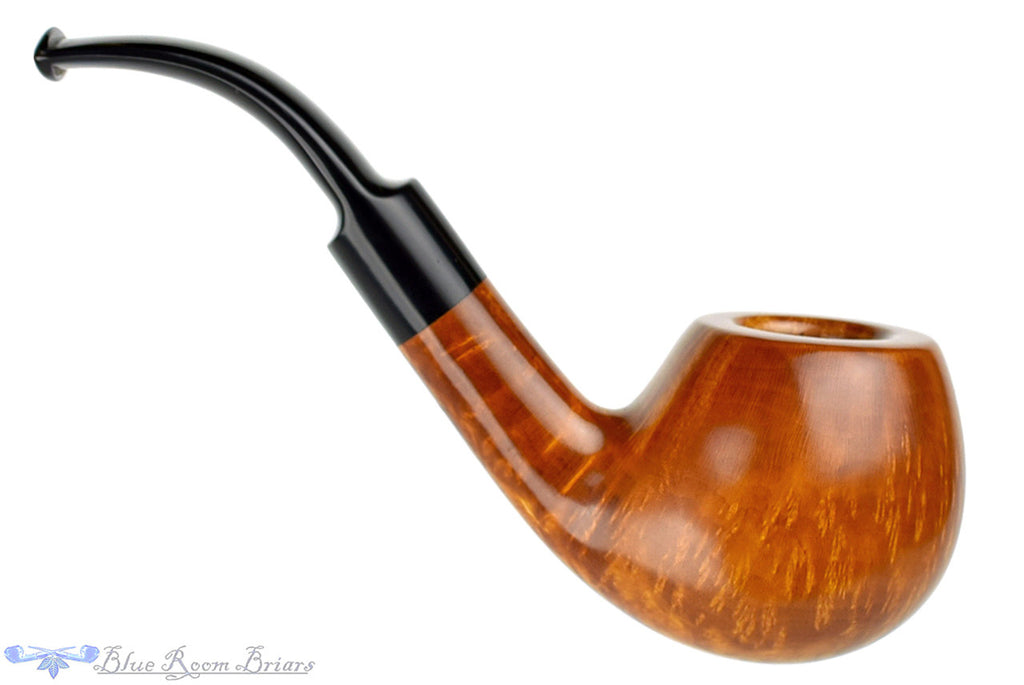 RC Sands Pipe 3/4 Bent Saddled Tomato, Blue Room Briars, apple, danish school, chuck sands, straight grain, smooth, birdseye, saddle, saddle stem, half bent, one half bent, bent, bent tomato, ohio, natural, artisan pipe, new pipe, production pipe, factory pipe, budget pipe, briar, briar pipe, tobacco pipe, wood pipe, wooden pipe, briar-pipe, smoking pipe, smoking hobby, ebonite, vulcanite, pipe stem, pipe mortise, stem, mortise, button, draft hole, grain, estate pipe, estate, refurbished, used pipe, refurbi