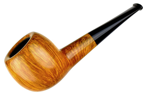 Charl Goussard Pipe Black Blast Apple with Warthog Tusk