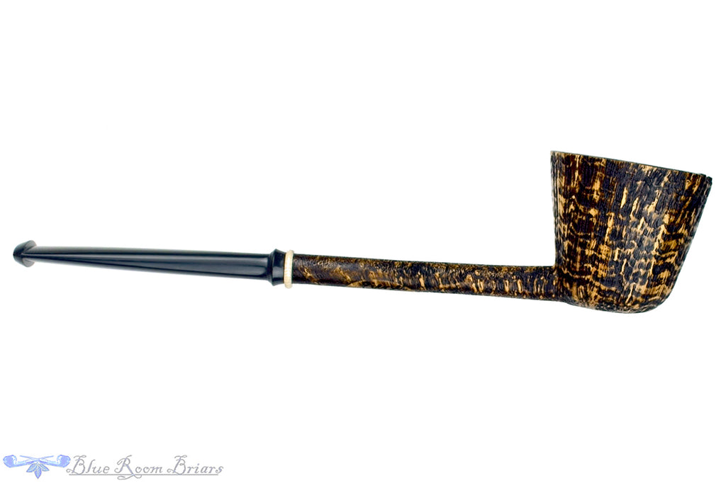Blue Room Briars is proud to present this Scottie Piersel Pipe "Scottie" Contrast Blast Dublin with Ivorite and Plateau