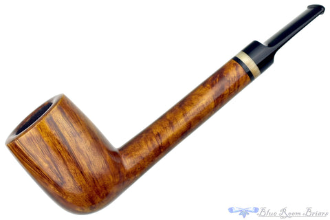 Brian Madsen Pipe Rusticated Billiard with Box Elder Burl Insert