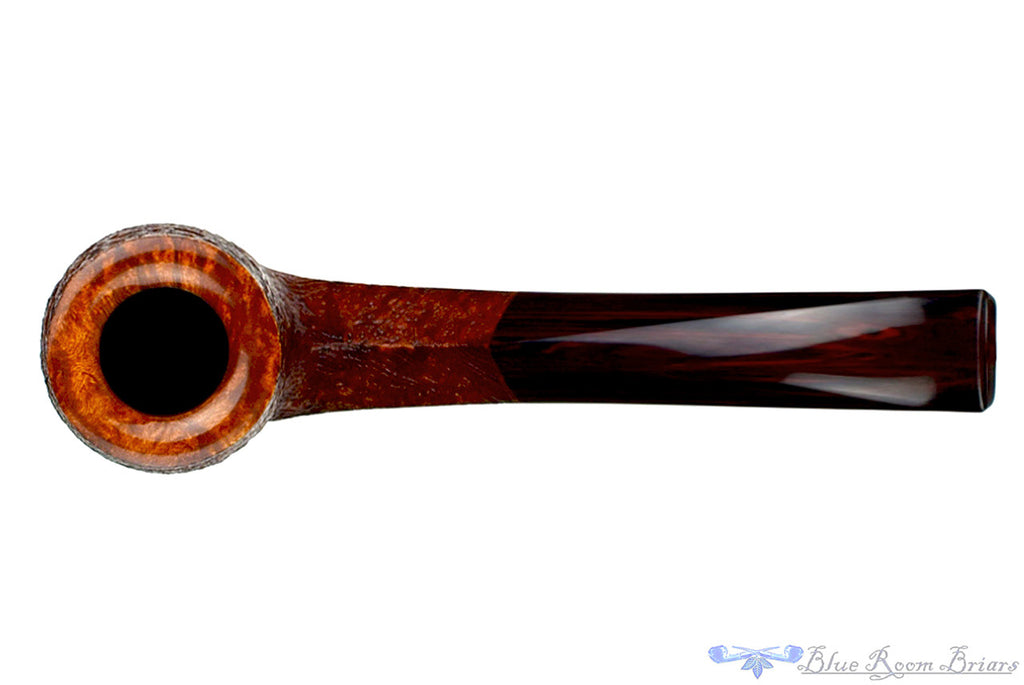 Jesse Jones Pipe 1/2 Bent Sandblast Diamond Shank Billiard