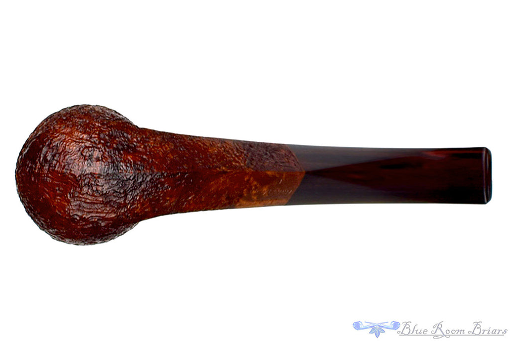 Jesse Jones Pipe 1/2 Bent Sandblast Diamond Shank Billiard