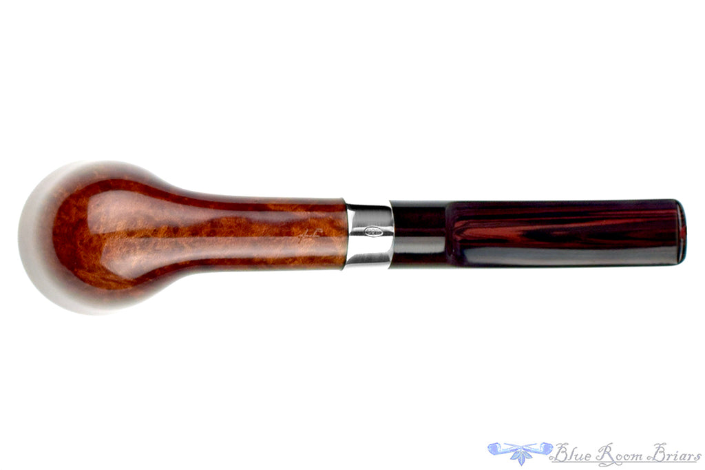 Blue Room Briars is proud to present this Todd Harris Pipe Dublin with Silver and Brindle