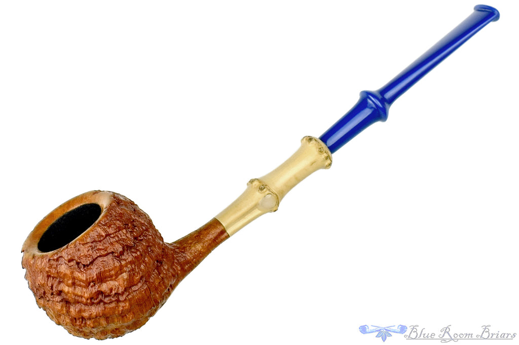 Blue Room Briars is proud to present this Nate King Pipe 774 Ring Blast Prince with Bamboo and Bakelite