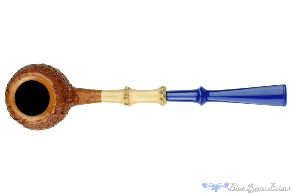 Blue Room Briars is proud to present this Nate King Pipe 774 Ring Blast Prince with Bamboo and Bakelite