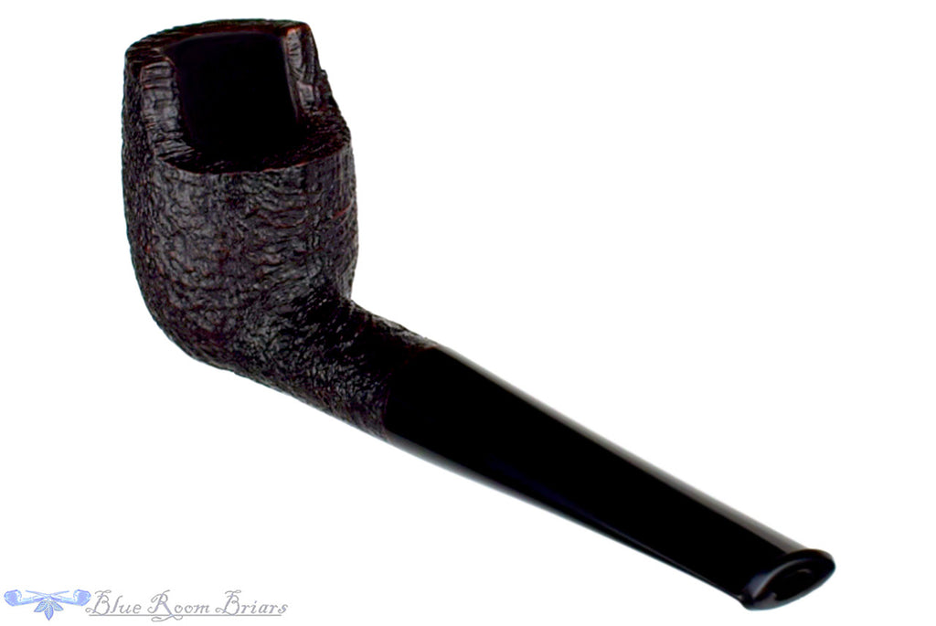 Jesse Jones Pipe Dark Blast Windshield Billiard, Blue Room Briars, dunhill shape, unique, jones, taper, tapered stem, billiard, sandblast, sand blast, darkblast, redblast, red blast, new pipe, unsmoked, bowl coat, production pipe, factory pipe, budget pipe, briar, briar pipe, tobacco pipe, wood pipe, wooden pipe, briar-pipe, smoking pipe, smoking hobby, ebonite, vulcanite, pipe stem, pipe mortise, stem, mortise, button, draft hole, grain, estate pipe, estate, refurbished, used pipe, refurbished pipe, estate