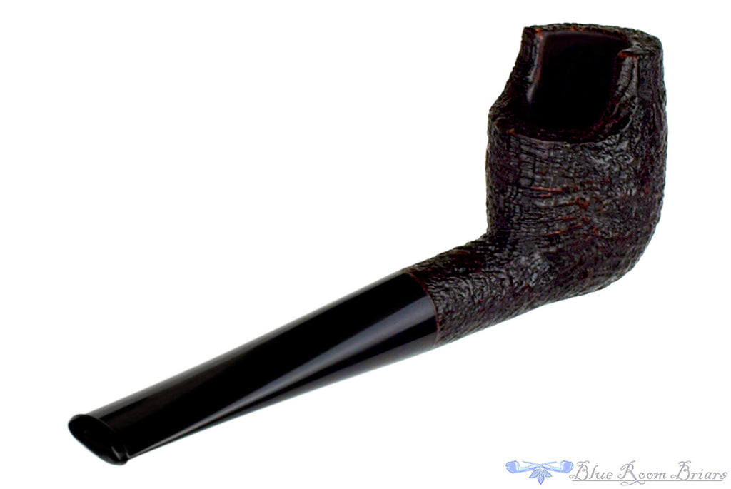 Jesse Jones Pipe Dark Blast Windshield Billiard, Blue Room Briars, dunhill shape, unique, jones, taper, tapered stem, billiard, sandblast, sand blast, darkblast, redblast, red blast, new pipe, unsmoked, bowl coat, production pipe, factory pipe, budget pipe, briar, briar pipe, tobacco pipe, wood pipe, wooden pipe, briar-pipe, smoking pipe, smoking hobby, ebonite, vulcanite, pipe stem, pipe mortise, stem, mortise, button, draft hole, grain, estate pipe, estate, refurbished, used pipe, refurbished pipe, estate