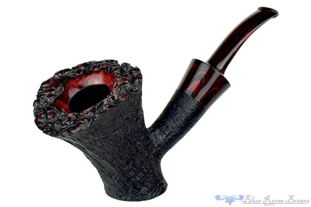 Jesse Jones Pipe Black Blast Cherrywood with Plateau