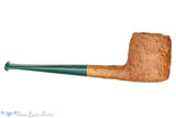 Blue Room Briars is proud to present this Nate King Pipe 667 Tan Blast Pot with Jade Brindle