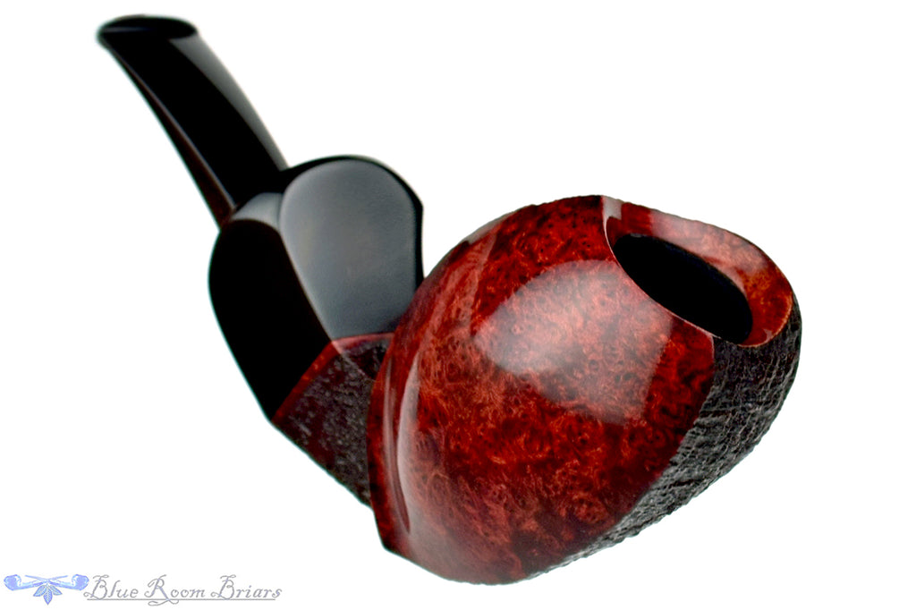 Blue Room Briars is proud to present Jesse Jones and Todd Harris Collaboration Pipe (2019) Partial Sandblast Blowfish