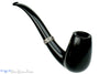 Blue Room Briars is proud to present this Jesse Jones Pipe Dress Black Extra Large 1/2 Bent Billiard with Silver Band