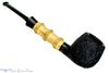 Blue Room Briars is proud to present this Sanbina Santos Pipe Black Blast Pot with Bamboo