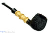 Blue Room Briars is proud to present this Sanbina Santos Pipe Black Blast Pot with Bamboo