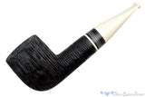 Blue Room Briars is proud to present this Bill Shalosky Pipe Sandblast Morta Billiard with Fordite