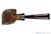 Blue Room Briars is proud to present this Russ Cook Pipe 2312 Large Sandblast Diamond Shaped Pickaxe with Brindle