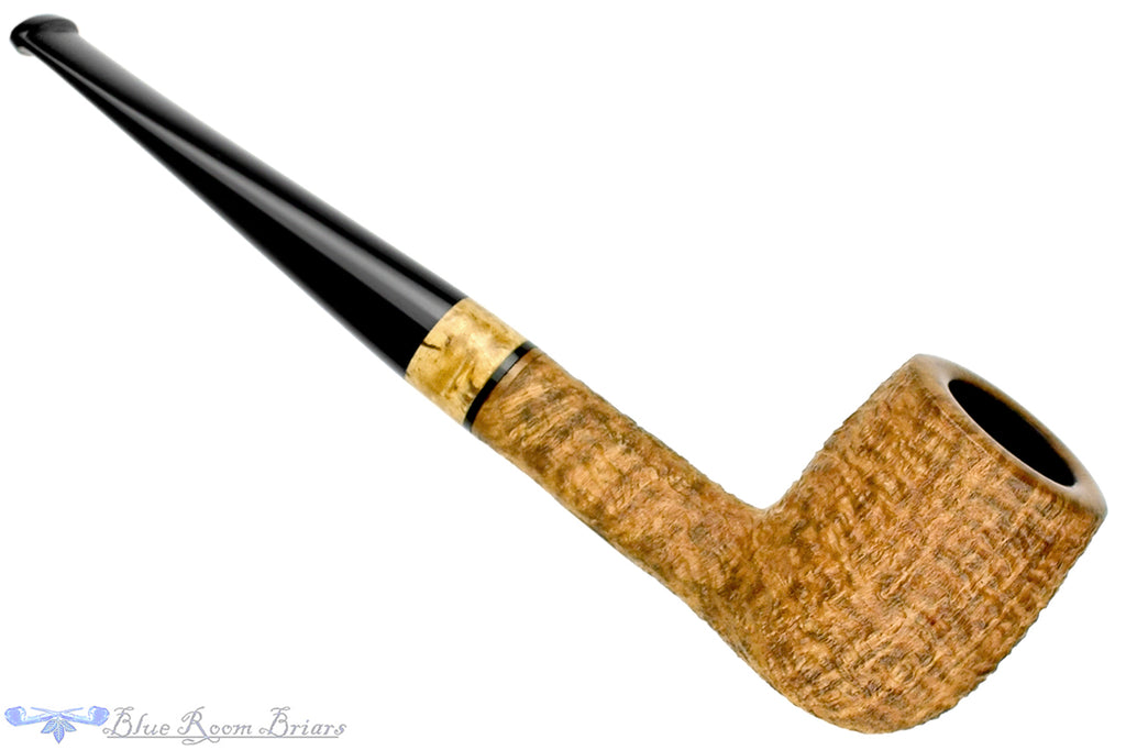 Blue Room Briars is proud to present this Jerry Crawford Pipe Ring Blast Billiard with Masur Birch