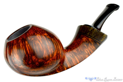 Dirk Heinemann Pipe Black Blast Cherrywood with Buddha Bamboo