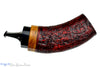 Blue Room Briars, Dirk Heinemann Pipe Red Blast Tuban, sandblast, sand blast pipe, tubos, tube, nosewarmer, black stem, red pipe, germany, german, 