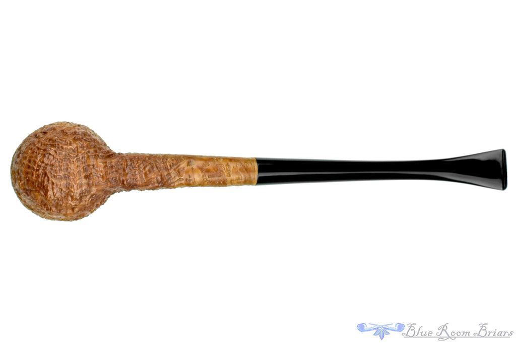 Blue Room Briars is proud to present this Nate King Pipe 675 Sandblast Billiard