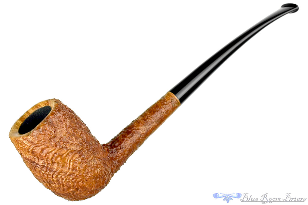 Blue Room Briars is proud to present this Nate King Pipe 675 Sandblast Billiard