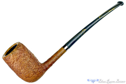 Nate King Pipe 518 Ring Blast Standing Pear with Bamboo and Plateau