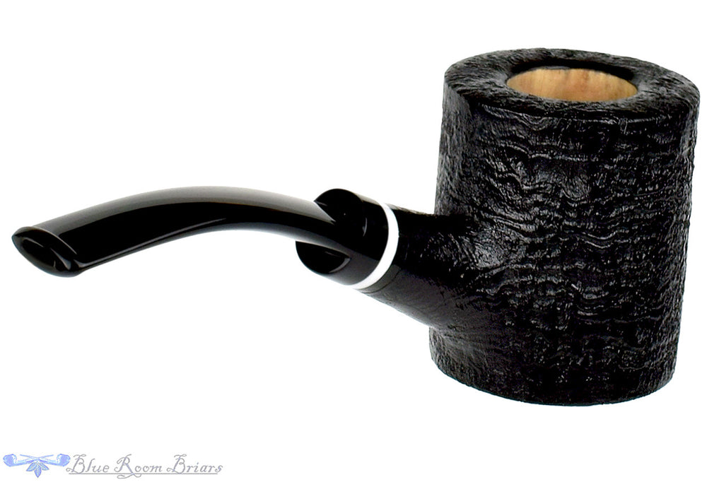 Todd Harris Pipe 1/4 Bent Black Blast Poker, Blue Room Briars