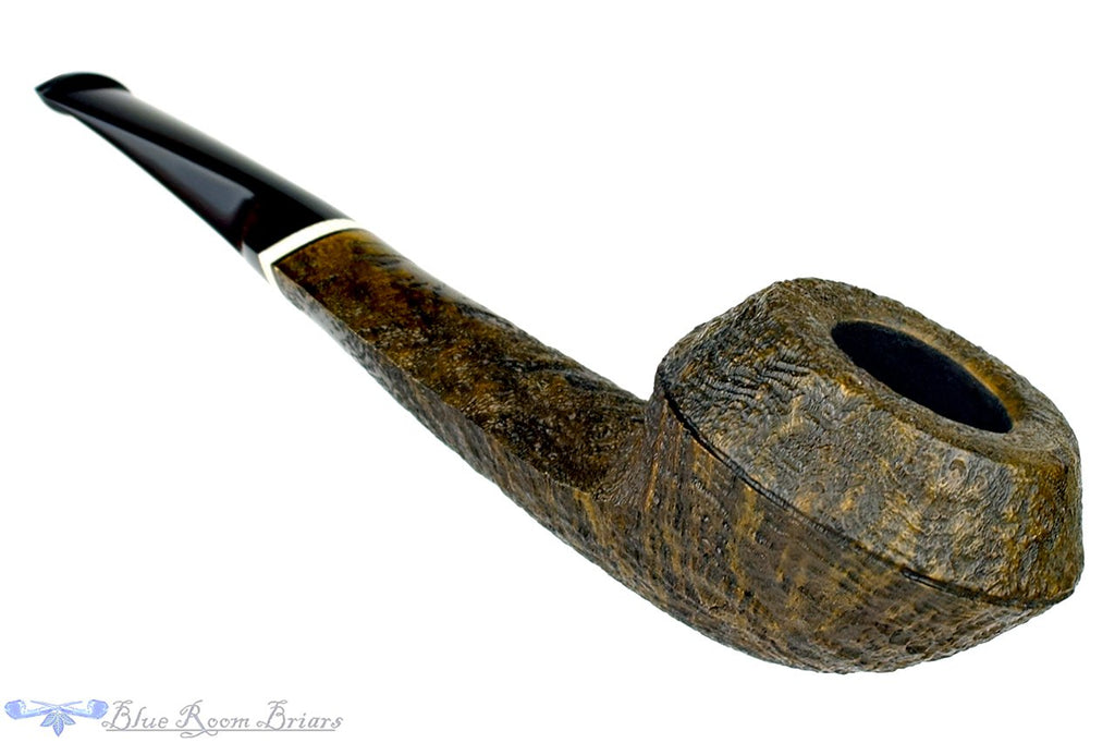 Blue Room Briars is proud to present this Joe Hinkle Pipe Sandblast Eskimo with Insert