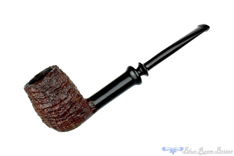 Yorgos Mitakidis Pipe 3422 Bent Black Blast Mini LC Billiard