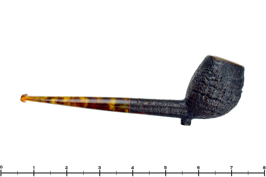 Blue Room Briars is proud to present this Joe Hinkle Pipe Sandblast Cutty with Tortoise Shell