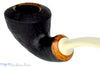 Benjamin Westerheide Pipe 1/4 Bent Black Blast Danish Dublin with Military Mount at Blue Room Briars